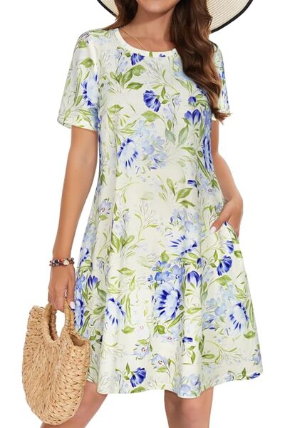 GENERAL elescat Summer Dresses for Women Casual Sleeveless Tshirt Beach Flowy...