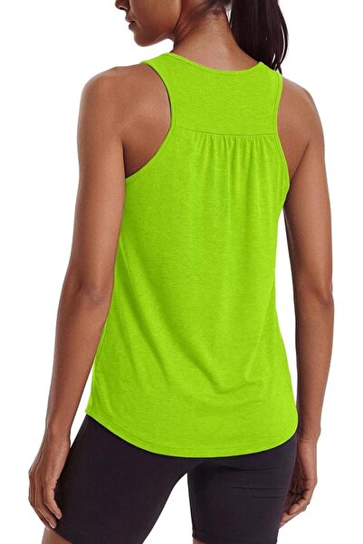 GENERAL PINSPARK Workout Tank Tops Woman Yoga Shirt Racerback Loose Athletic ...
