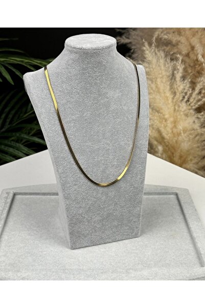 Zümrüt Steel Italian Mesh Men's Chain Necklace (Tarnish-Resistant Guaranteed)
