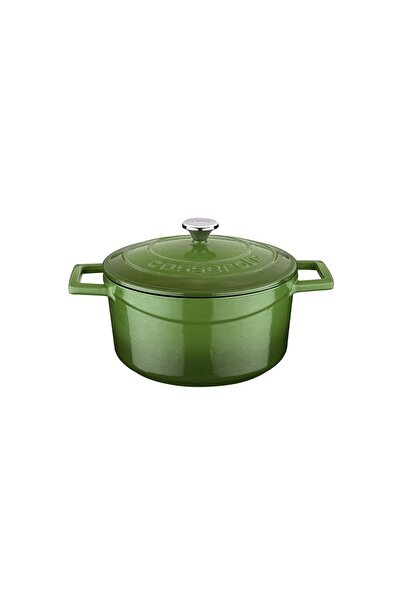 Lava Saucepan, cast iron, 20 cm, "Folk", green - brand