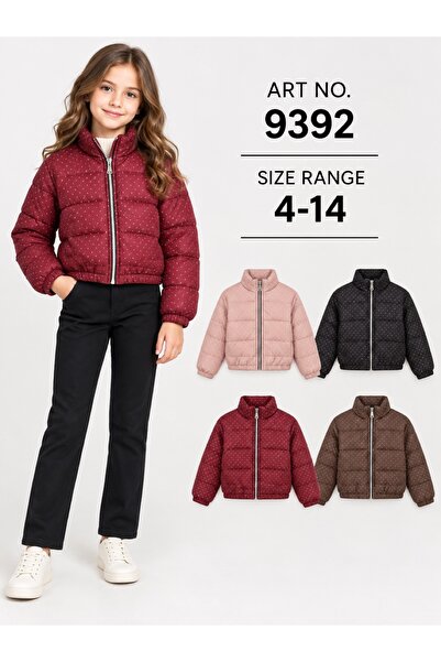 SETTY KOOP Girls’ Lightweight Padded Jacket with Dotted Detail