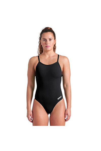 ARENA Team Swimsuit Light Drop Solid FL Kadın Siyah Yüzücü Mayo 004767550