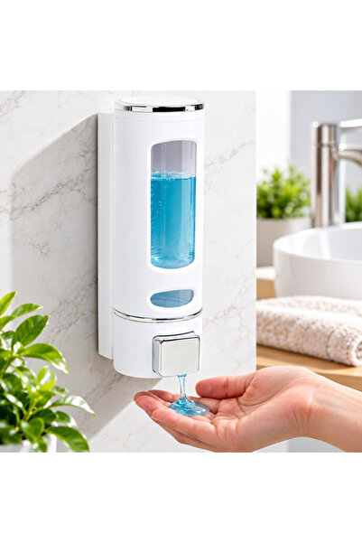 Alista Home Διανομέας Υγρού Σαπουνιού 400ml, επιτοίχιος, με χειροκίνητη αντλί...