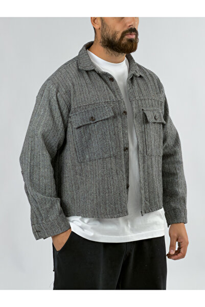COCOPELLI Design Black and White Men's Jacket Coc3557