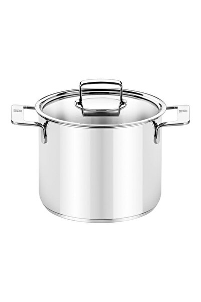 Bra Stainless steel stockpot, with lid, 24cm/8.5L, "Signature" -