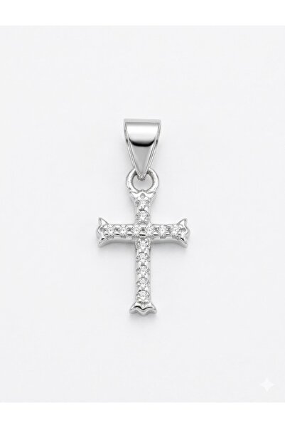 Peach Jewelry Σταυρος Ασημι 925 με Ζιρκόνια