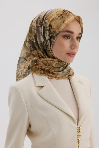 İpekhan Soft Eşarp 1251 Hardal Olive