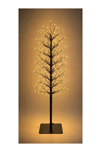 Lianos Epoxiaka Μάυρο Φωτιζόμενο Δέντρο Με 320 Led Φωτάκια Θερμού Φωτισμού 27...