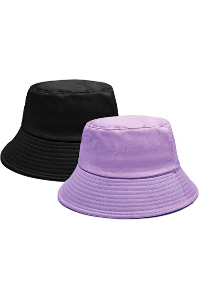 GENERAL Npj Summer Cotton Bucket Hat for Women Men Sun Beach Fishing Cap