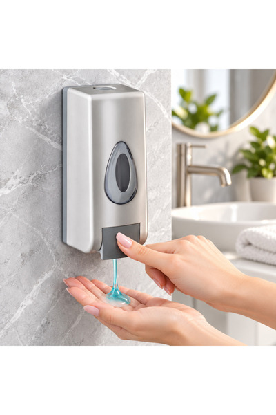 Alista Home Dozator de săpun lichid 350ml, montare pe perete, pompă manuală, ...