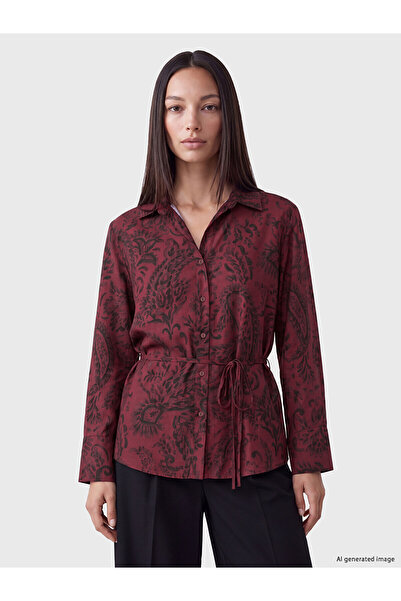 LC Waikiki Alita City with a Difference, Lcw Studio Brown Patterned Belted Wo...