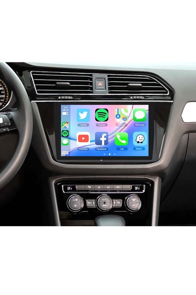 Carplayer شاشة أندرويد لفولكس فاجن تيجوان موديل 2016-2023، 4 جيجابايت رام، 64...