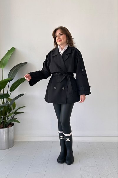MaziButik Ara Boy Premium Trench Coat