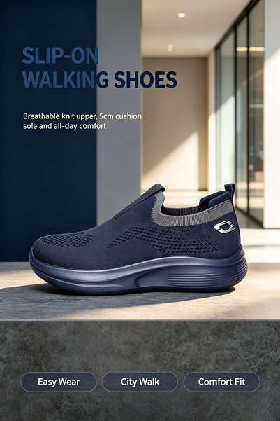 Al Masheel Store Sneakers with Padded Leather and Thick Soles |   Reinforced ...