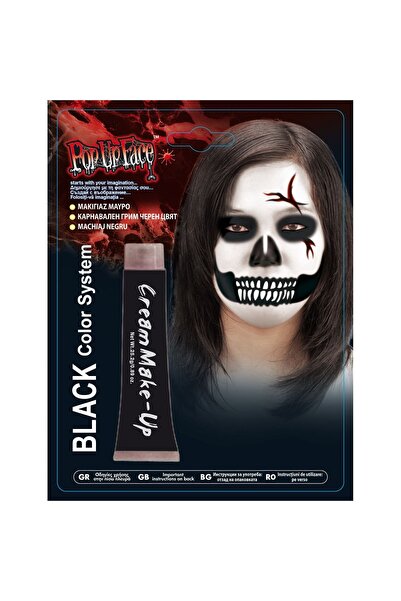 OEM Pop-Up Face Machiaj Lichid Negru 25g - Halloween