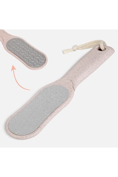 OEM Pilă de călcâi bej, cu două fețe, lungime 23 cm