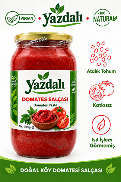 Doğal Domates Salçası – Geleneksel Üretim, Yoğun Kıvamlı