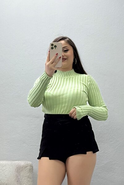 BELENDİR Women's Long Sleeve Knitwear Çağla