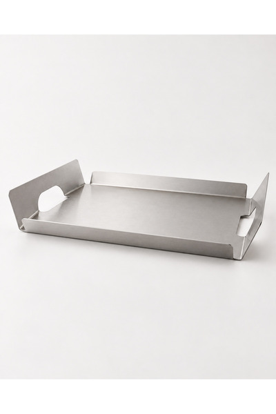Natsan Frame Large 33X24 cm 304 Stainless Steel Serving Tray with Handles