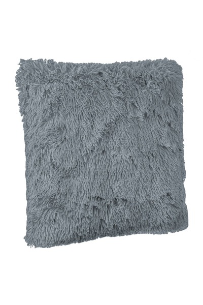 OEM Pernă decorativă de iarnă, gri, pufoasă, 50x50cm - Poliester