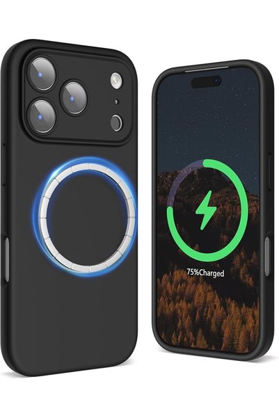 SURPHY Magnetic Silicone for iPhone 17 Pro Case, Compatible with MagSafe, Cam...