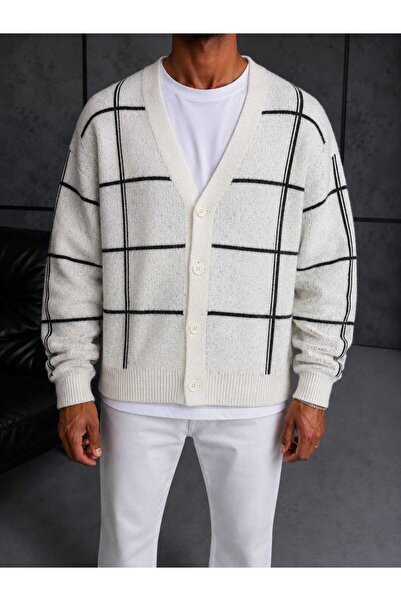 Generic Brand Cardigan Bărbați Respire Bleumarin, Din Tricot Moale Premium, C...