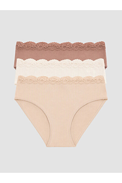 LC Waikiki Rmz Gi̇yi̇m Farkiyla Lace Detailed Bikini Panties