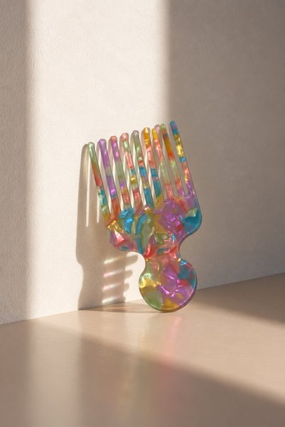 klovi Dreamy Comb Desen Saç Tarağı