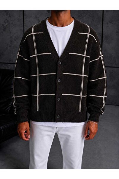 Generic Brand Men's Respire Cardigan Navy Blue, Made of Premium Soft Knit, Ov...