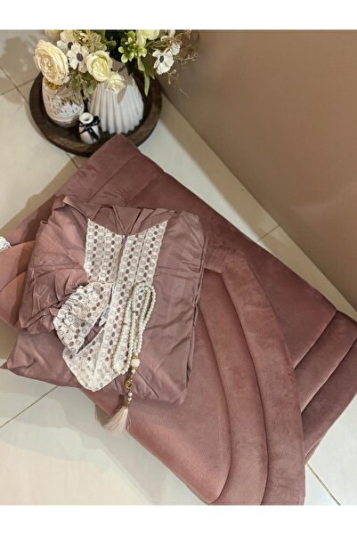 MAYMER سجاد صلاه ساده مع شرشف ابو كلفه