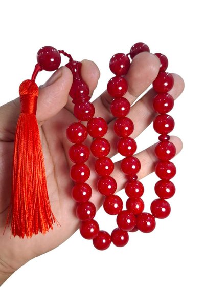 Cekke Tesbih Original Squeeze Amber 13 mm Prayer Beads Suitable for Daily Use