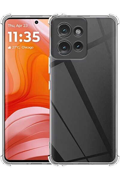 GENERAL Compatible with Motorola Edge 50 Case Cover Crystal Clear Anti-Scratc...
