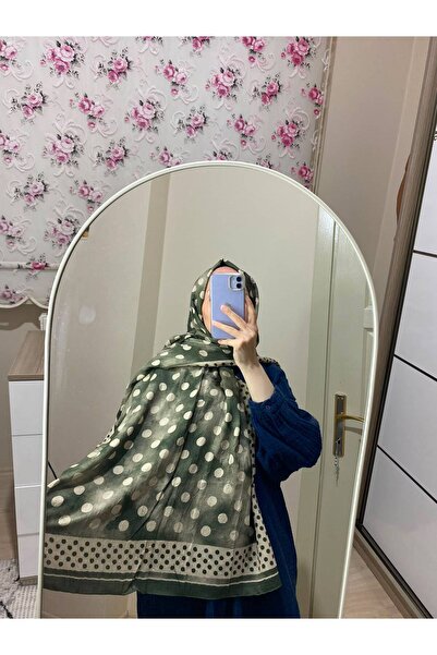 Silktouch Puantiyeli Desen Bambu Kraş Şal