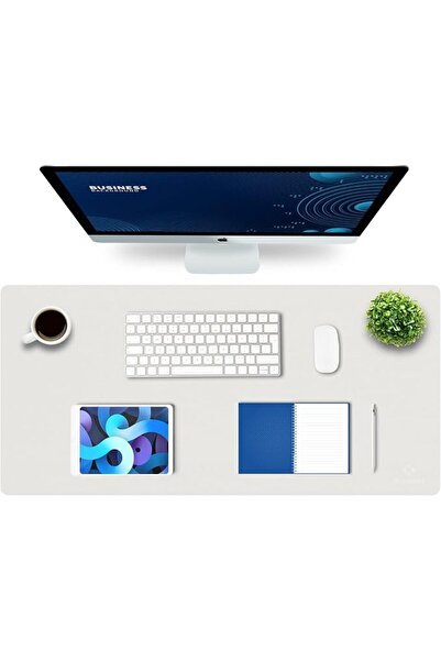 GENERAL K KNODEL Large Office Leather Desk Mat, Mouse and Keyboard Pad, Compu...