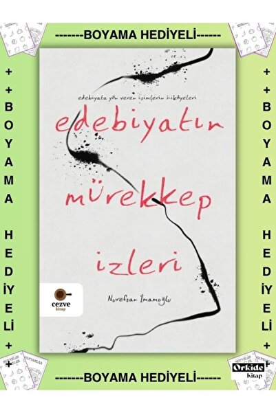 Cezve Kitap Boyamalı - Edebiyatın Mürekkep İzleri , Nurefşan İmamoğlu