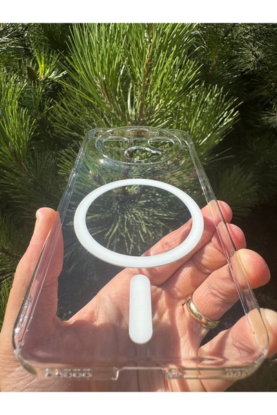 Deppo Trend Vivo X300 Uyumlu Kılıf İnce Sert Sararmaz Magsafe Kamera Korumalı Dayanıklı Transparan Arka Kapak