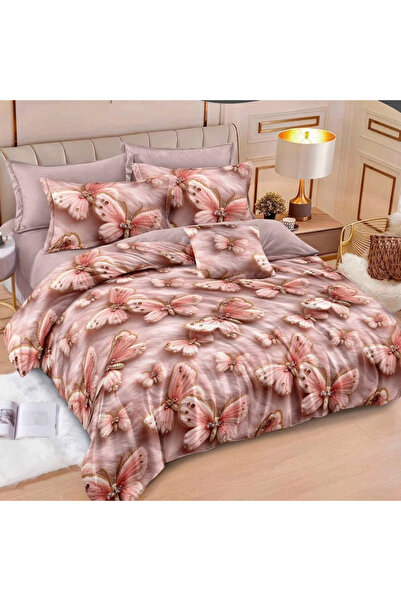 decorami Σετ κλινοσκεπασμάτων για διπλό κρεβάτι, ελαστικό, λεπτό, 6 τεμάχια, ...