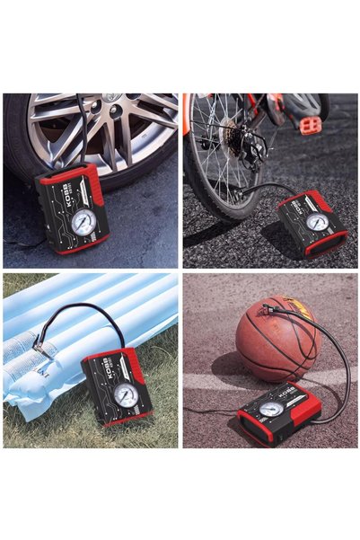KOBB KB101 12Volt 100 PSI Analog Göstergeli Lastik Şişirme Hava Pompası