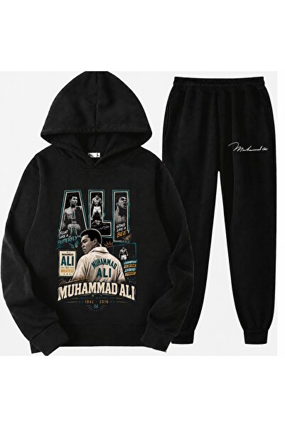 PANDORICA Σετ παιδικής φόρμας με στάμπα Muhammad Ali, 100% βαμβάκι