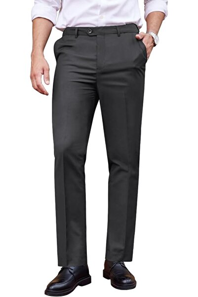 COOFANDY Mens Classic Casual Dress Pants Expandable Waist Suit Pant Slim Fit ...