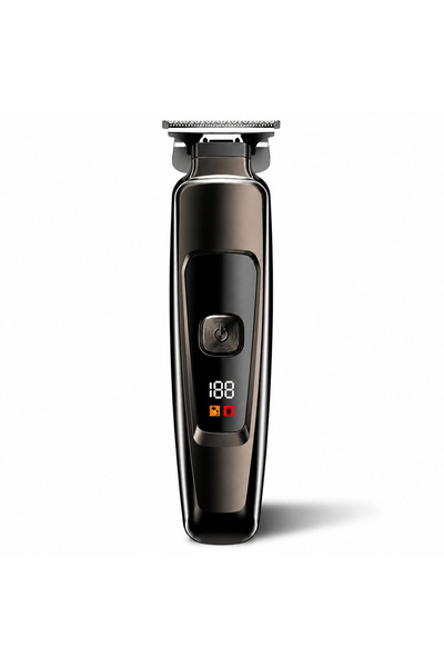 Luxis Mașină de Tuns și Contur - 5 W, 1200 mAh, Lamă din oțel, Afișaj digital...