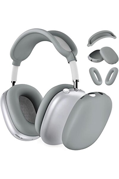GENERAL غطاء سيليكون لسماعات AirPods Max، غطاء واقي من الخدوش لوسائد الأذن/غط...
