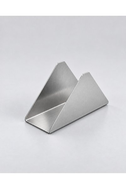 Natsan Tria Stainless Steel Triangular Desktop Napkin Holder