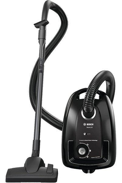 Boschen مكنسة كهربائية من بوش، طراز Bgl38Ba3Gb، قوة شفط قياسية، لون أسود، ضما...