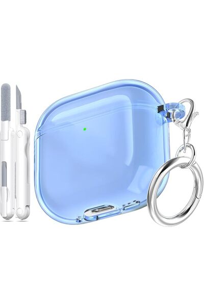 GENERAL غطاء لسماعات AirPods الجيل الرابع 2024، مقاوم للصدمات بدرجة عسكرية، م...