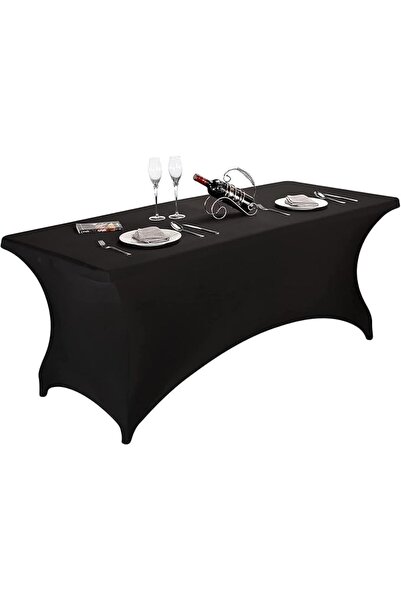 Arabest Spandex Tablecloth, 6FT Table Cover Rectangular Stretch Table Cloth T...
