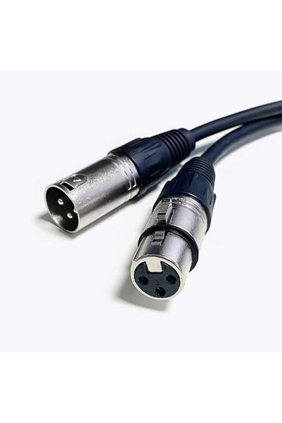 Generic كابل صوتي، XLR 3 سنون ذكر إلى أنثى، AWG24 (1.2 متر)