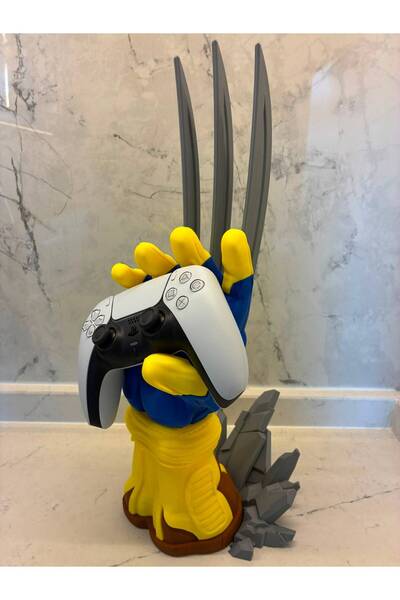 Edoka Tasarım Wolverine Temalı PS5/Xbox Kol Standı - 42 CM