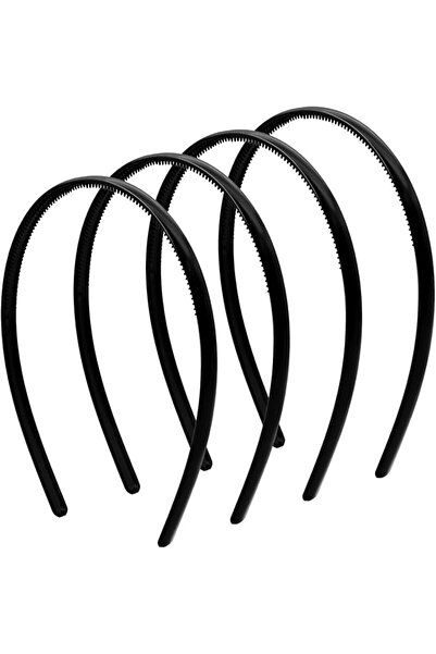 HaveLovely Plastic Thin Skinny Headbands, 4Pcs Headbands for Women, Plain Hea...
