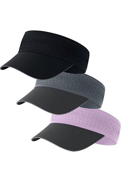 TERRIFI Cooling Sports Visor Set for Running and Tennis, Breathable Mesh Sun ...